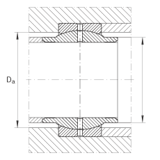 關(guān)節(jié)軸承 GE16-LO, 根據(jù) DIN ISO 12 240-1 標準，需維護